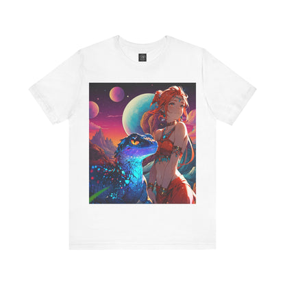 A Girl And Her 'Guana | Anime | Fantasy | Unisex | Men's | Women's | Tee | T-Shirt