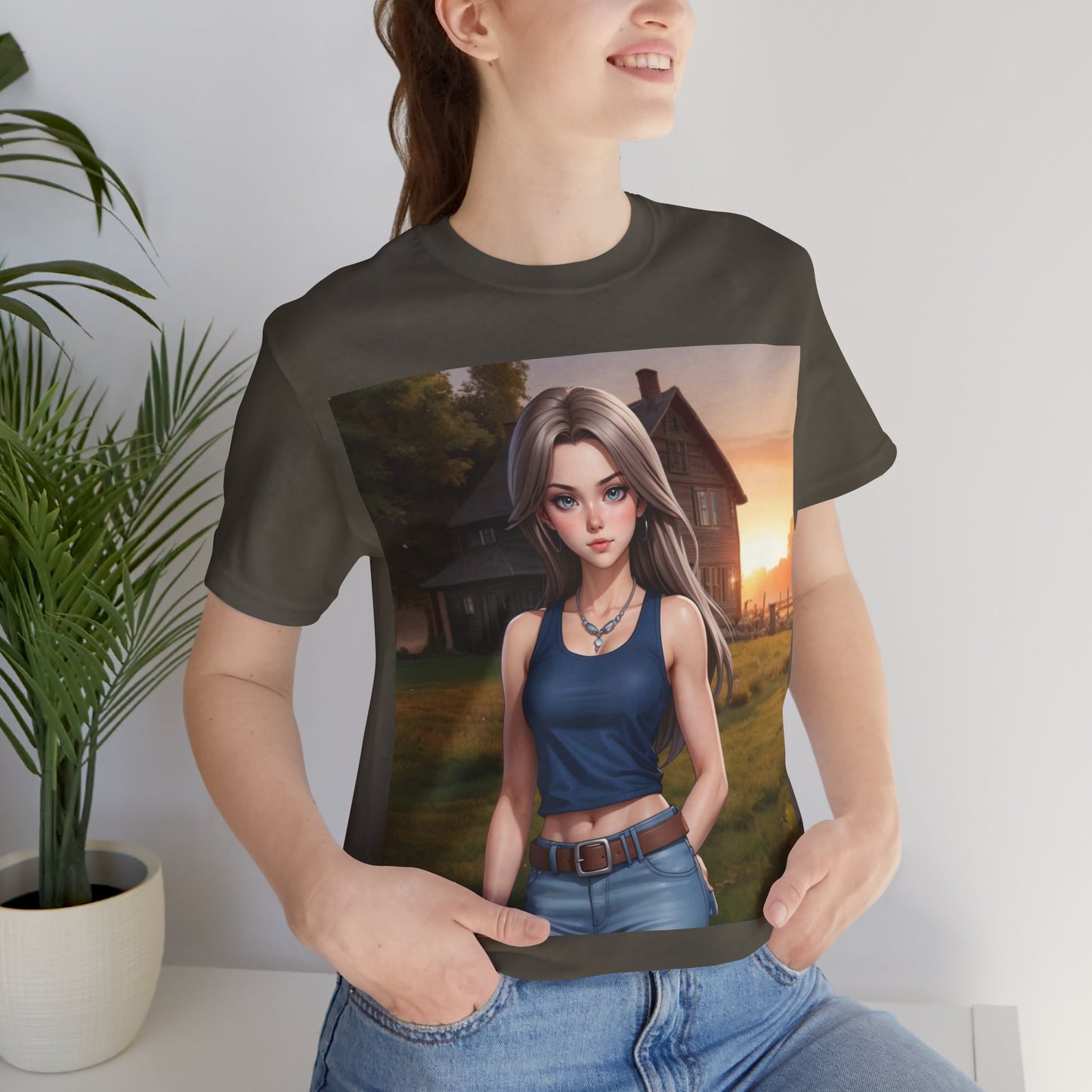 Country Girl | HD Graphic | Pretty Girl | Unisex | Men's | Women's | Tee | T-Shirt