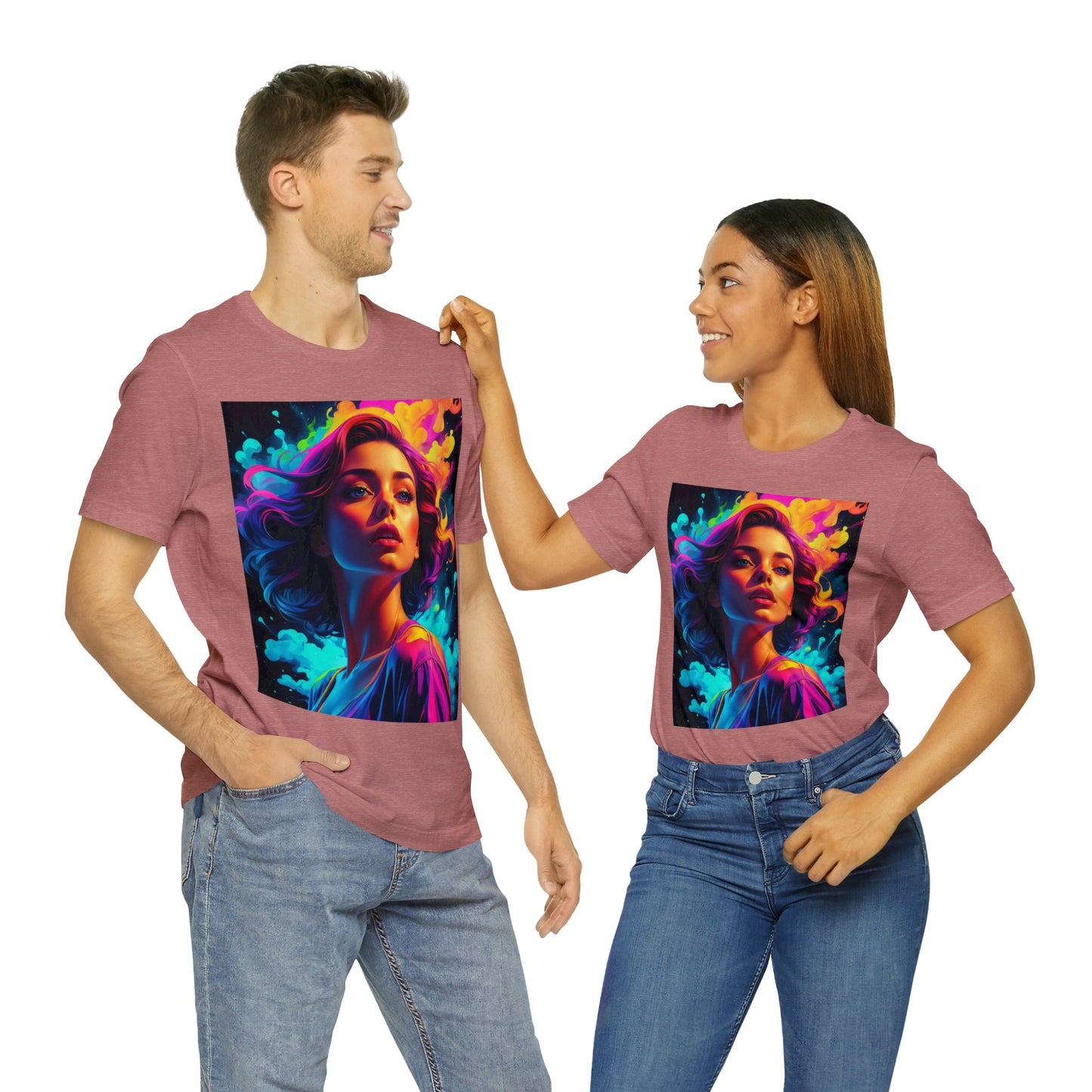 Holi Girl | HD Graphics | Festival of Colors | Vibrant | Coquette | Unisex | Men's | Women's | Tee | T-Shirt