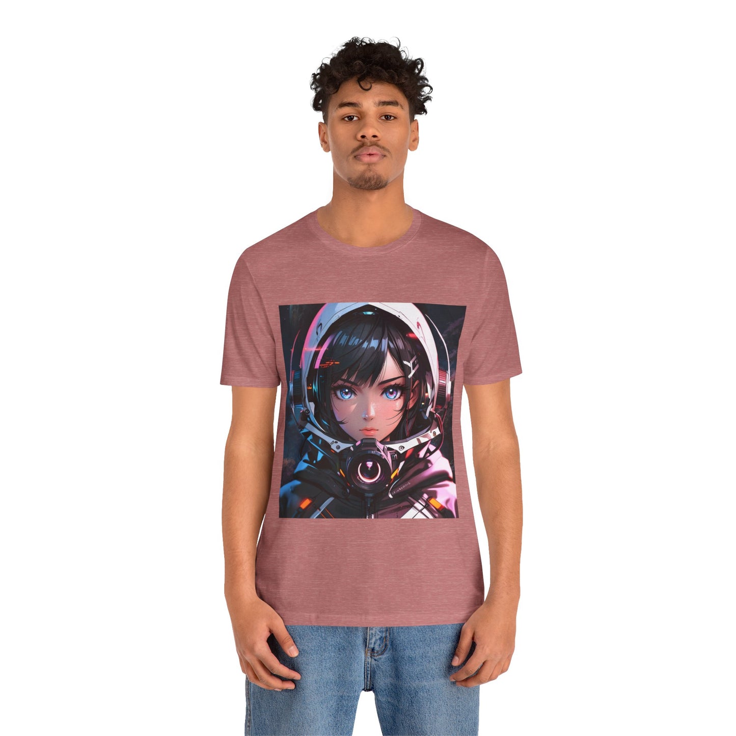 Starlit Stunner | HD Graphic | Sci-Fi | Anime | Woman Astronaut | Unisex | Men's | Women's | Tee | T-Shirt