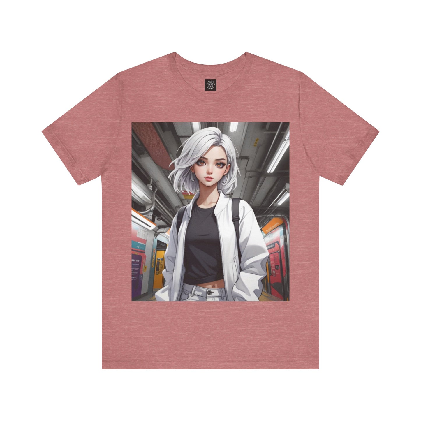 Subway Service | HD Graphic | Anime | Pretty Girl | Unisex | Men's | Women's | Tee | T-Shirt