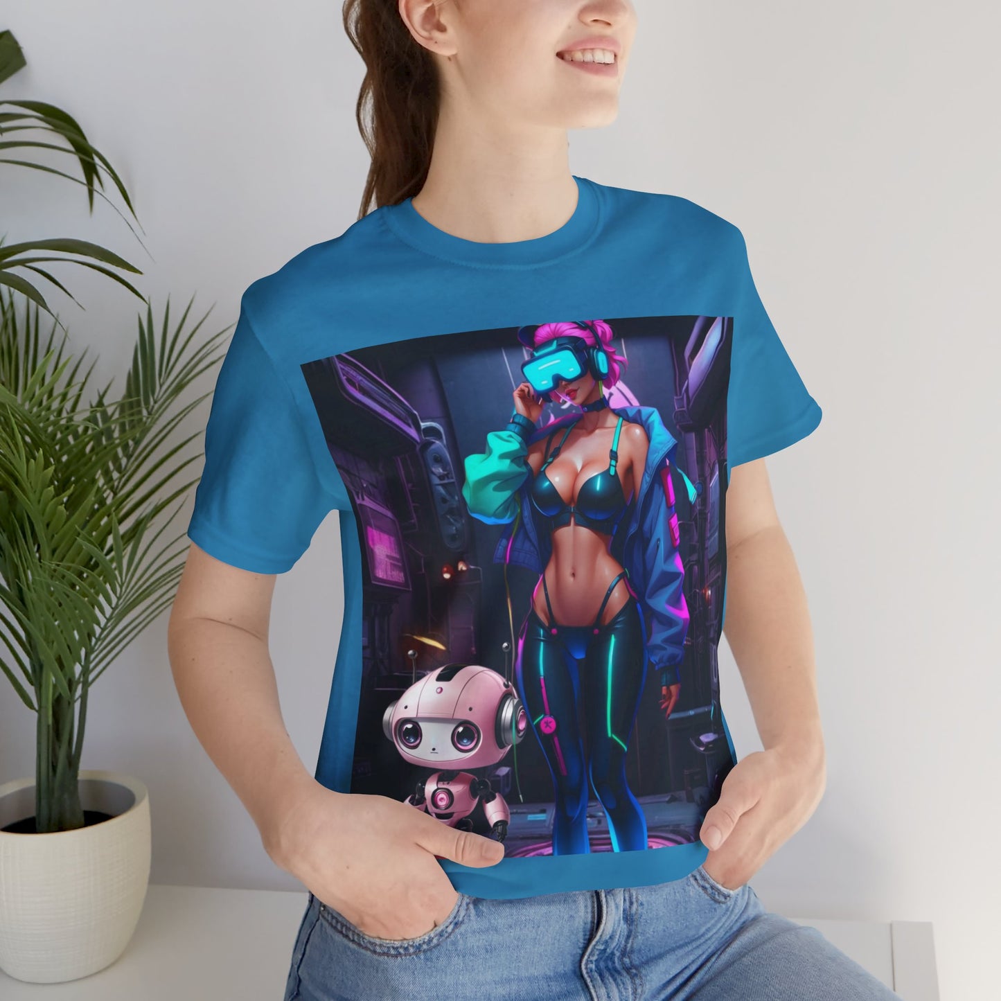 Cyber Cuties | HD Graphic | Anime | Cyber Punk | Unisex | Men's | Women's | Tee | T-Shirt