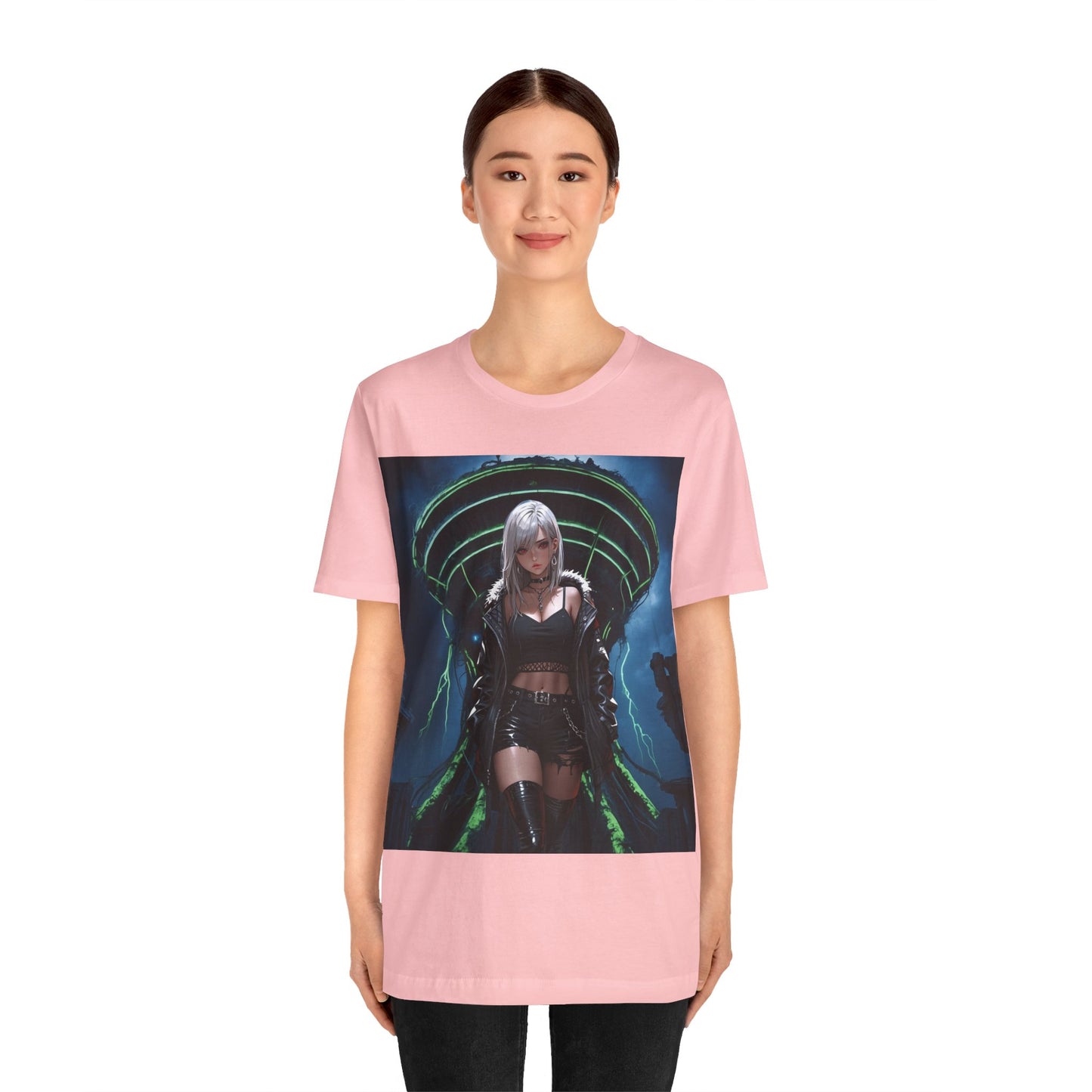 Kenzie | HD Graphic | Anime | Sci-Fi | Fantasy | Pretty Girl | Unisex | Men's | Women's | Tee | T-Shirt