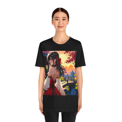 Utsukushī hana | HD Graphic | Anime Style | Pretty Girl | Unisex | Men's | Women's | Tee | T-Shirt