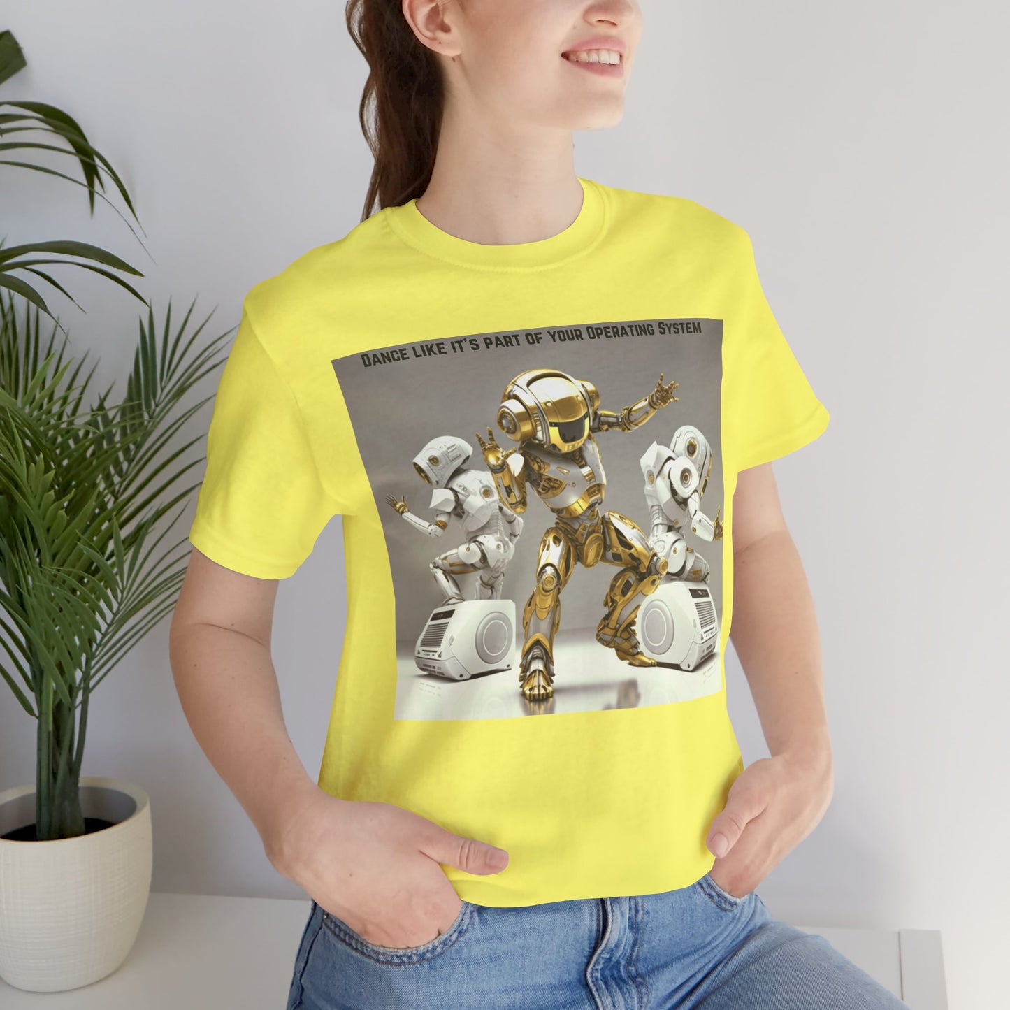 Dancing Robot | Tee | Party Gift | Rave | Techno | House Music | Hip Hop | Fun | Unisex | Men's | Women's | HD Graphics | All Ages | Cool | T-Shirt