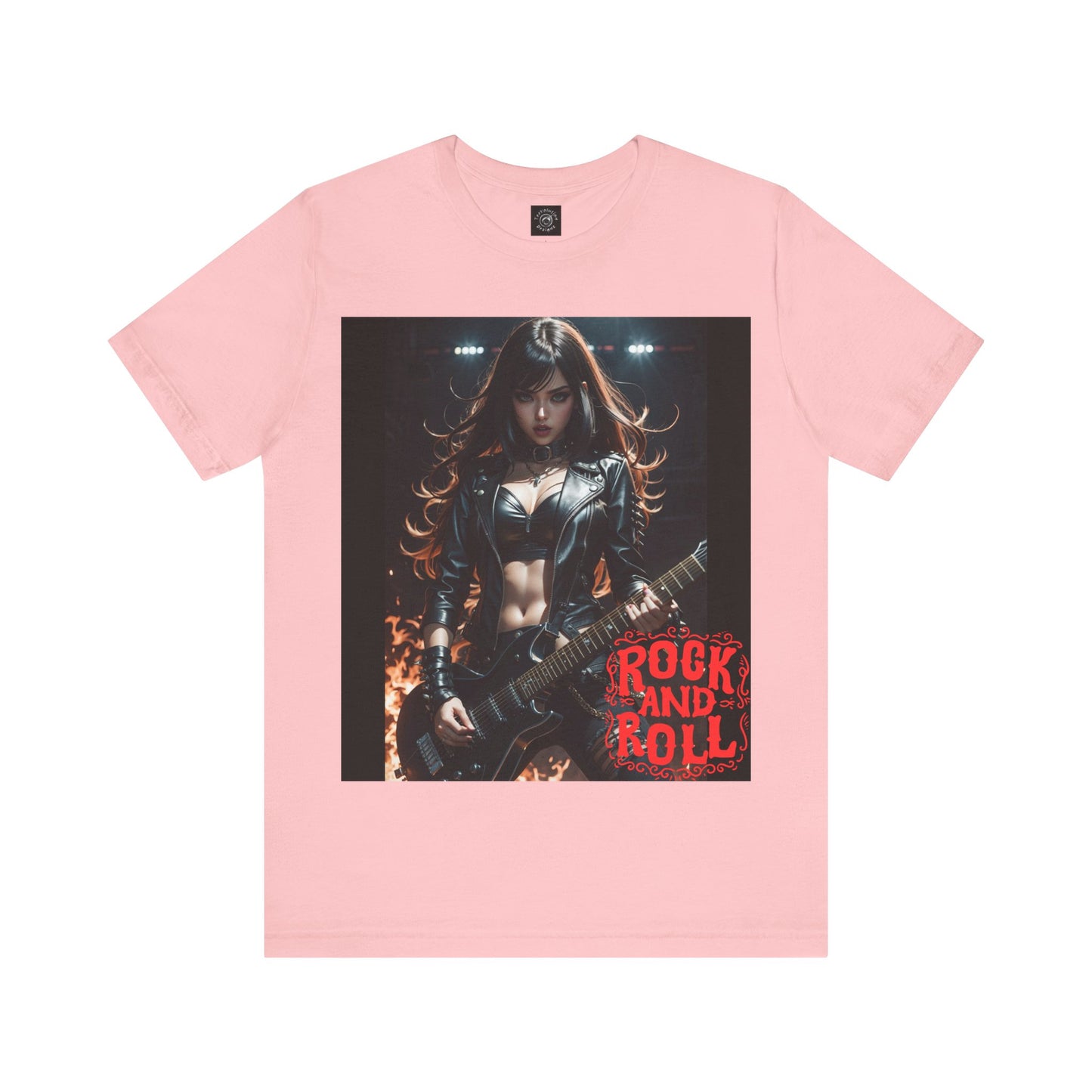 Rock Chic | Heavy Metal | Rock Music | Girl Rocker | HD Graphic | Unisex | Men's | Women's | Tee | T-Shirt