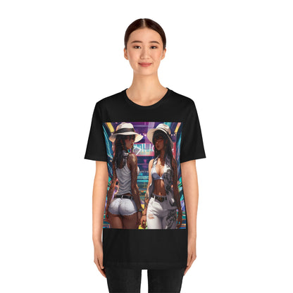 Girls Night Out | HD Graphic | Anime Style | Party | 2 Girls 1 Shirt | Unisex | Men's | Women's | Tee | T-Shirt