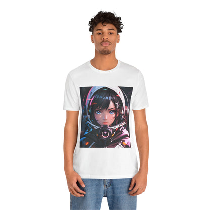 Starlit Stunner | HD Graphic | Sci-Fi | Anime | Woman Astronaut | Unisex | Men's | Women's | Tee | T-Shirt