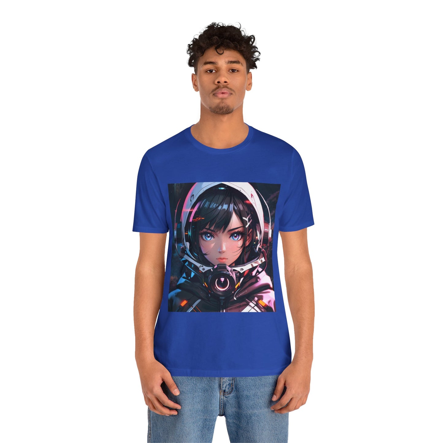 Starlit Stunner | HD Graphic | Sci-Fi | Anime | Woman Astronaut | Unisex | Men's | Women's | Tee | T-Shirt