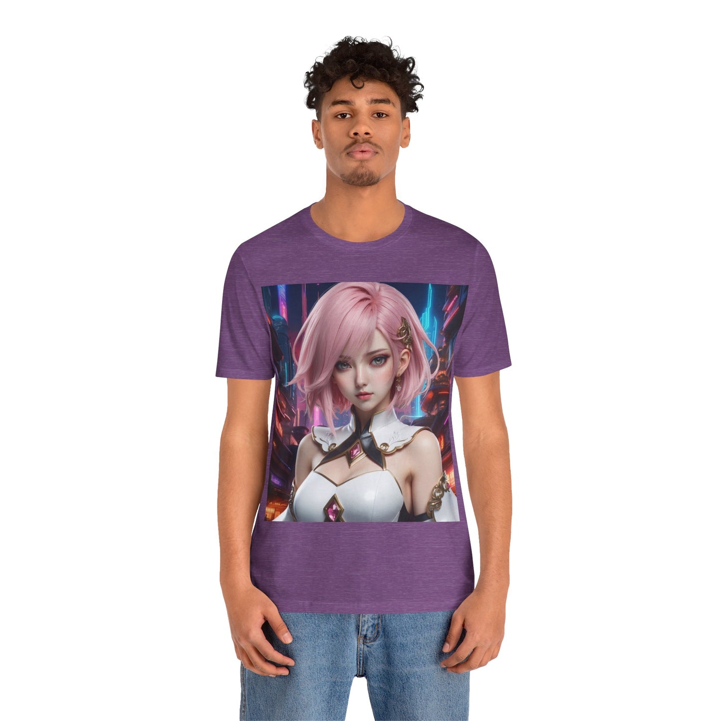 Kawaii Desu | Cute | Anime | CGI | Gamer | Fantasy Girl | Geek Gift | HD Graphics | Weeb | Waifu | Unisex | Men's | Women's| Tee | T-Shirt