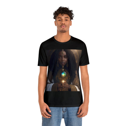 Black Magic | Tee | Priestess | Afrocentric | HD Graphic | Black Fantasy Character | Strong Women | Unisex | Men's | Women's | Tee | T-Shirt