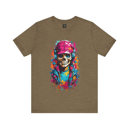 Colorful Skull | Gamer | Music | Intense | Unisex | Men's | Women's | Tee | T-Shirt