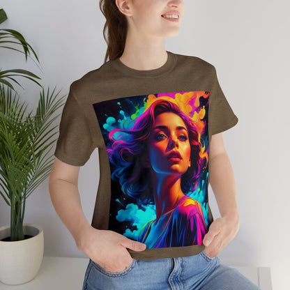 Holi Girl | HD Graphics | Festival of Colors | Vibrant | Coquette | Unisex | Men's | Women's | Tee | T-Shirt