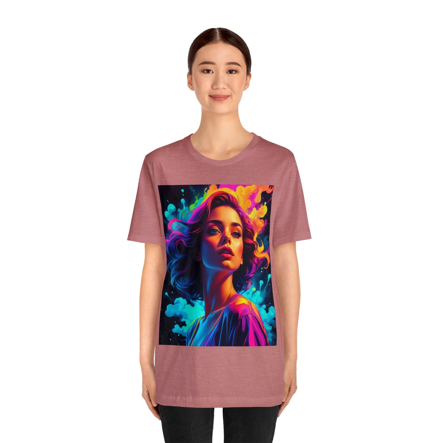 Holi Girl | HD Graphics | Festival of Colors | Vibrant | Coquette | Unisex | Men's | Women's | Tee | T-Shirt