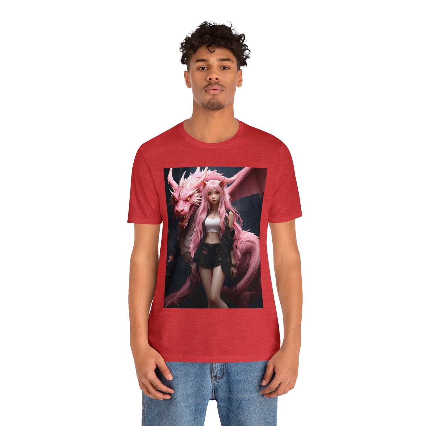 Dragon Lady | Fantasy | Anime | Gamer | HD Graphic | Unisex | Men's | Women's | Tee | T-Shirt