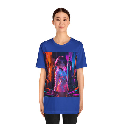 Crossroads Of Color | HD Graphic | Abstract | Neon Color | Anime | Unisex | Men's | Women's | Tee | T-Shirt