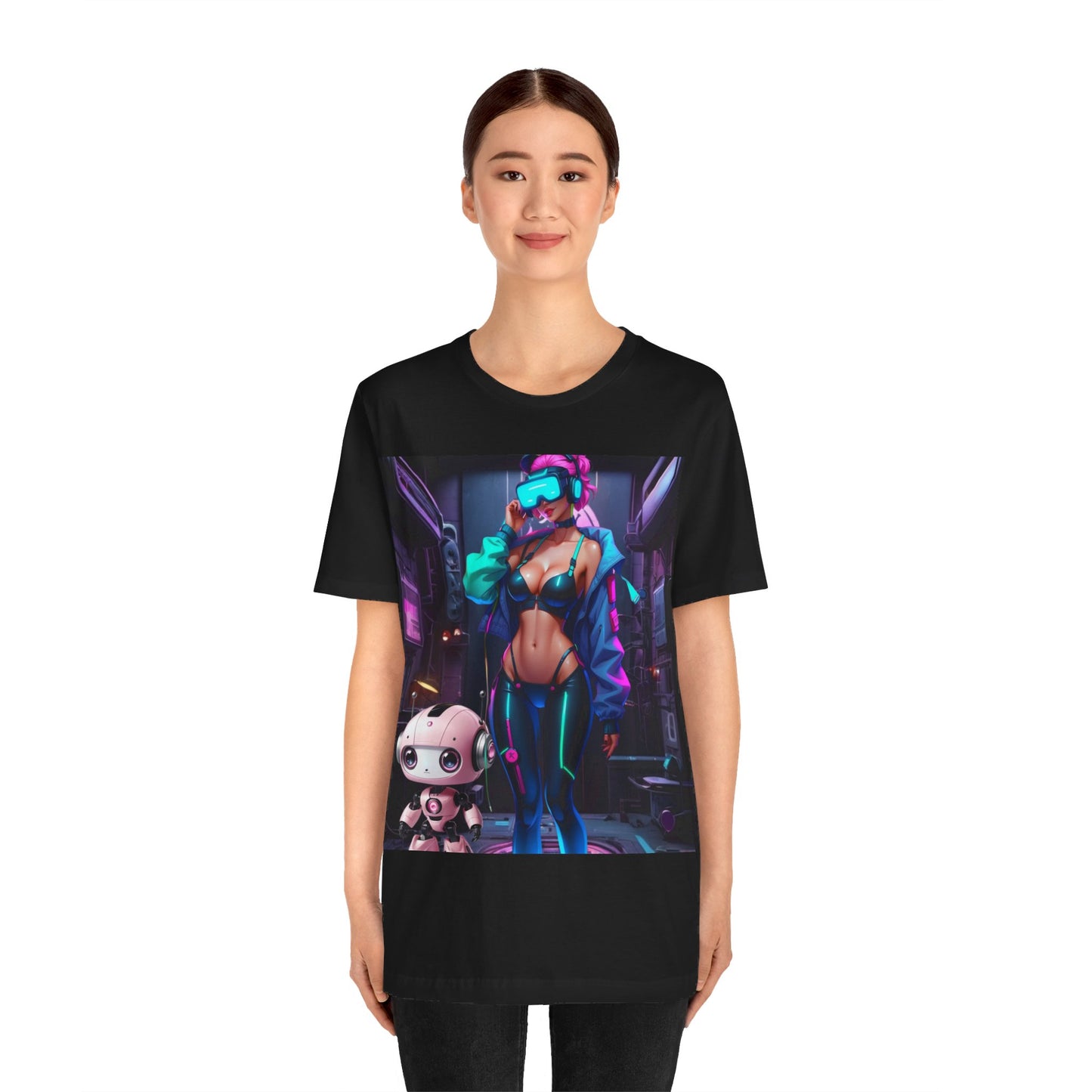 Cyber Cuties | HD Graphic | Anime | Cyber Punk | Unisex | Men's | Women's | Tee | T-Shirt