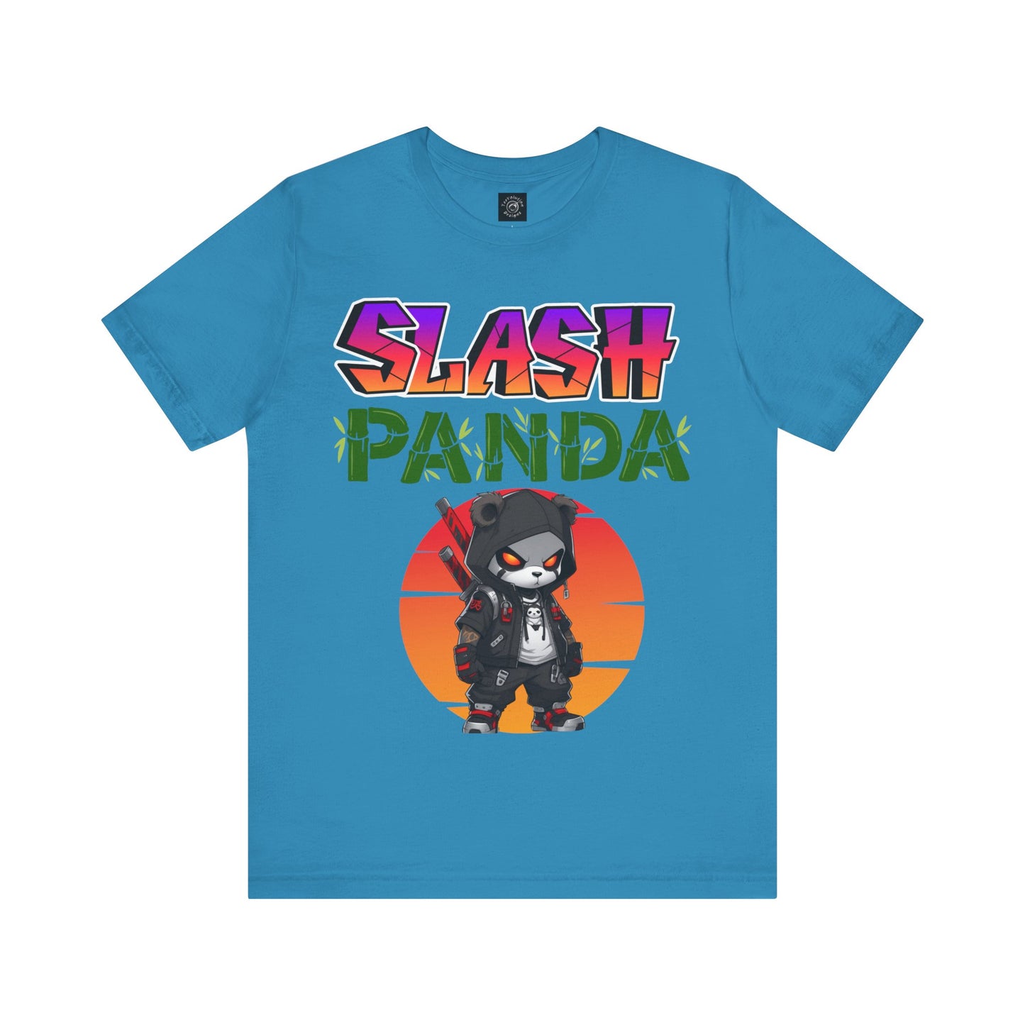 Slash Panda | Cute | Comic Book | Anime | Manga | Unisex | Men's | Women's | Tee | T-Shirt