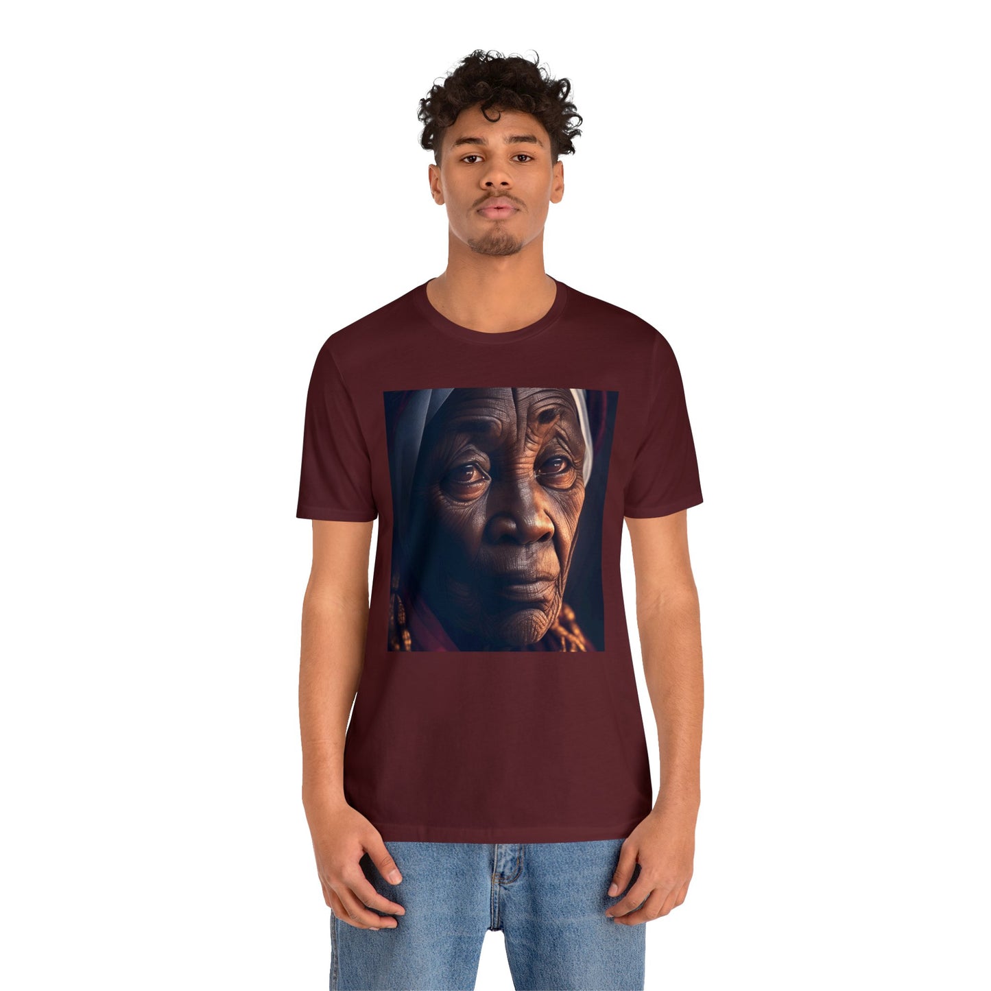 Wisdom's Face | African Woman | HD | Photorealistic | Unisex | Men's | Women's | Tee | T-Shirt