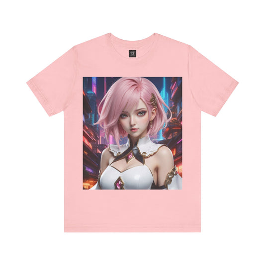 Kawaii Desu | Cute | Anime | CGI | Gamer | Fantasy Girl | Geek Gift | HD Graphics | Weeb | Waifu | Unisex | Men's | Women's| Tee | T-Shirt