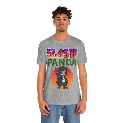 Slash Panda | Cute | Comic Book | Anime | Manga | Unisex | Men's | Women's | Tee | T-Shirt