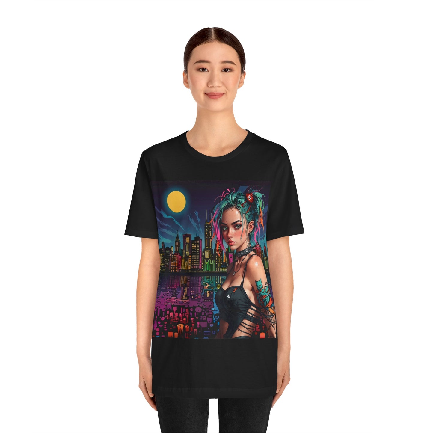 Cyberpunk Princess | Pastel | Cyberpunk | Unisex | Men's | Women's | Tee | T-Shirt