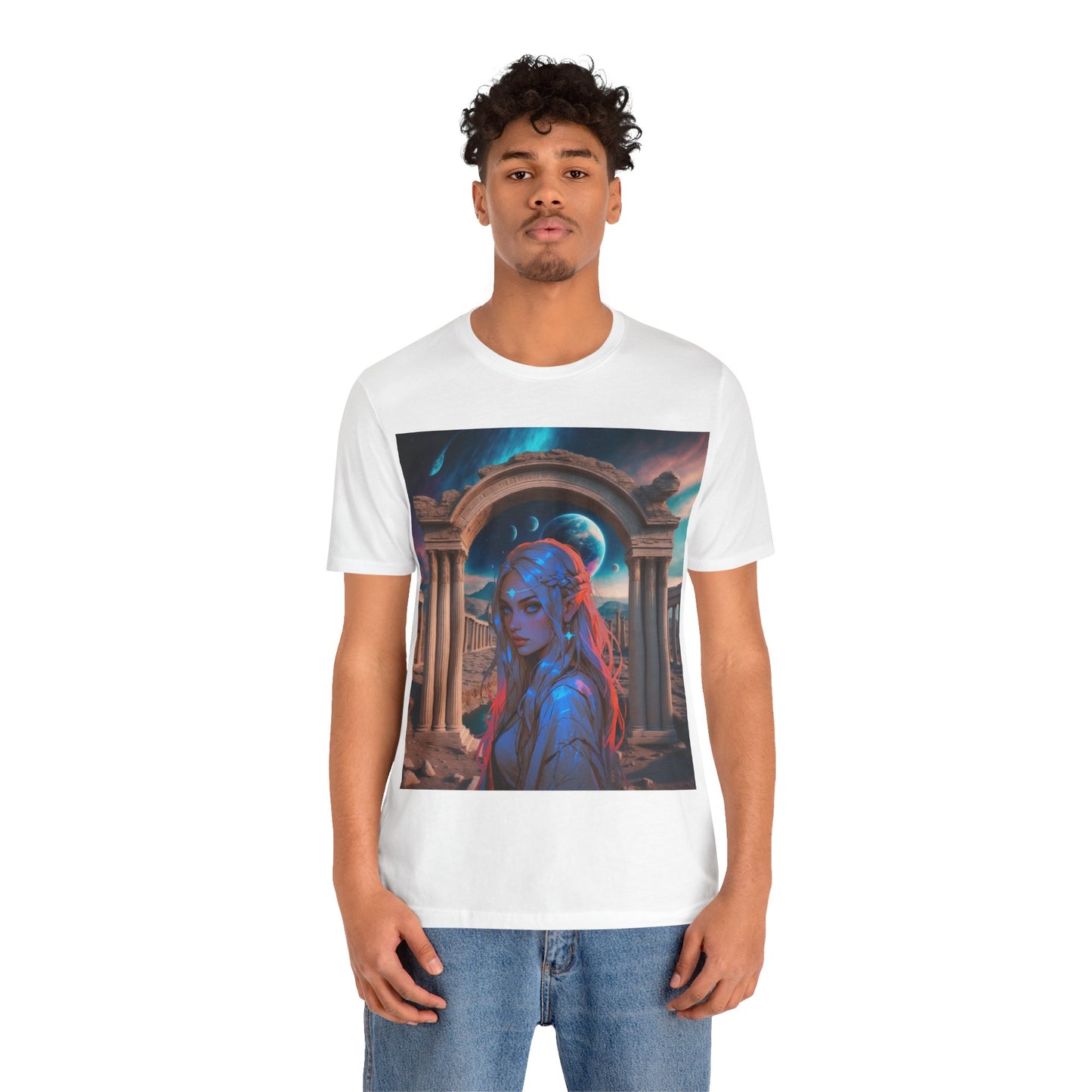 The Guardian of Likir Tor | HD Graphic | Fantasy | Elf | Unisex | Men's | Women's | Tee | T-Shirt