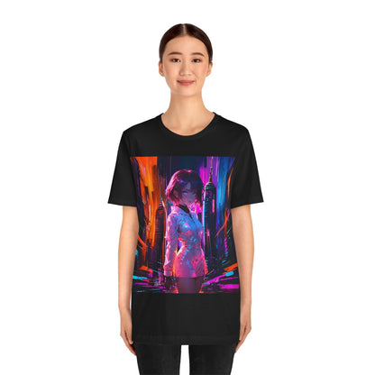 Crossroads Of Color | HD Graphic | Abstract | Neon Color | Anime | Unisex | Men's | Women's | Tee | T-Shirt