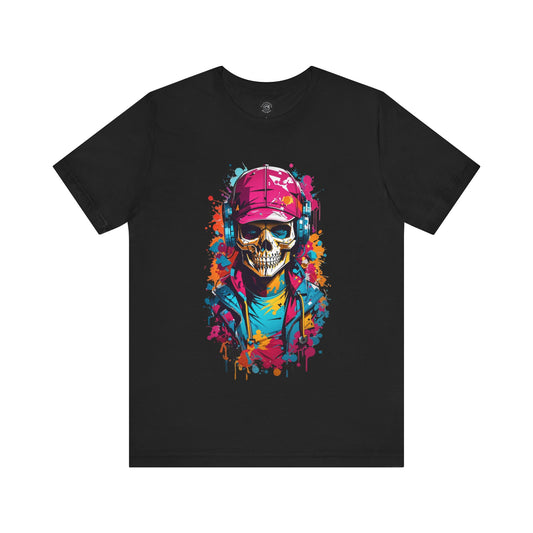 Colorful Skull | Gamer | Music | Intense | Unisex | Men's | Women's | Tee | T-Shirt