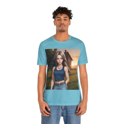 Country Girl | HD Graphic | Pretty Girl | Unisex | Men's | Women's | Tee | T-Shirt