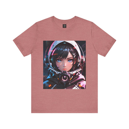 Starlit Stunner | HD Graphic | Sci-Fi | Anime | Woman Astronaut | Unisex | Men's | Women's | Tee | T-Shirt