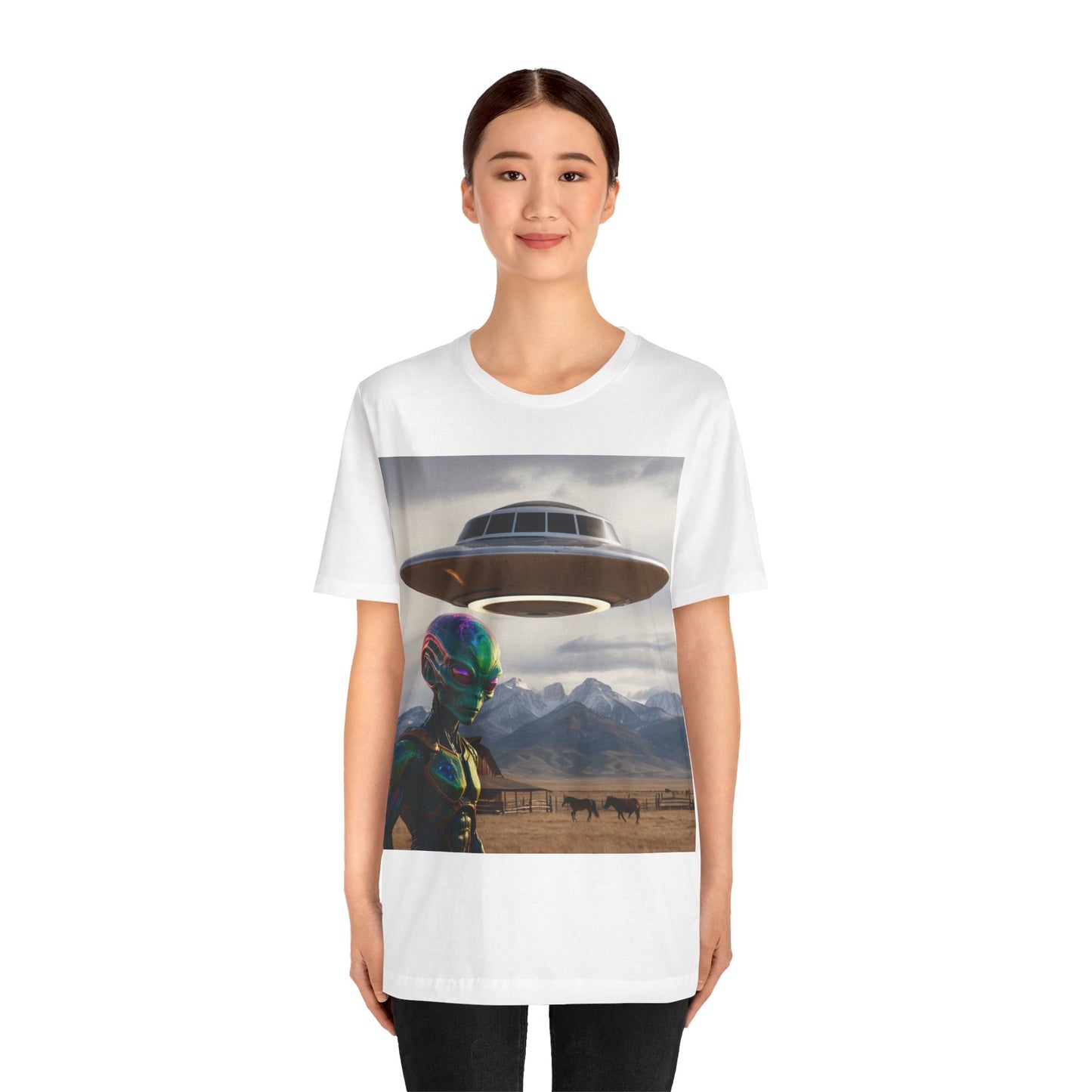 Believe! | HD Graphic | Alien | UFO | Close Encounter Of The First Kind | Spaceship | Unisex | Men's | Women's | Tee | T-Shirt