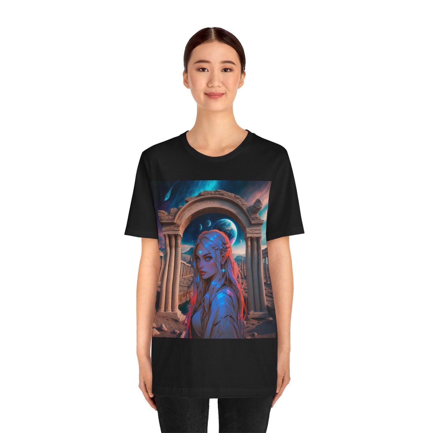 The Guardian of Likir Tor | HD Graphic | Fantasy | Elf | Unisex | Men's | Women's | Tee | T-Shirt