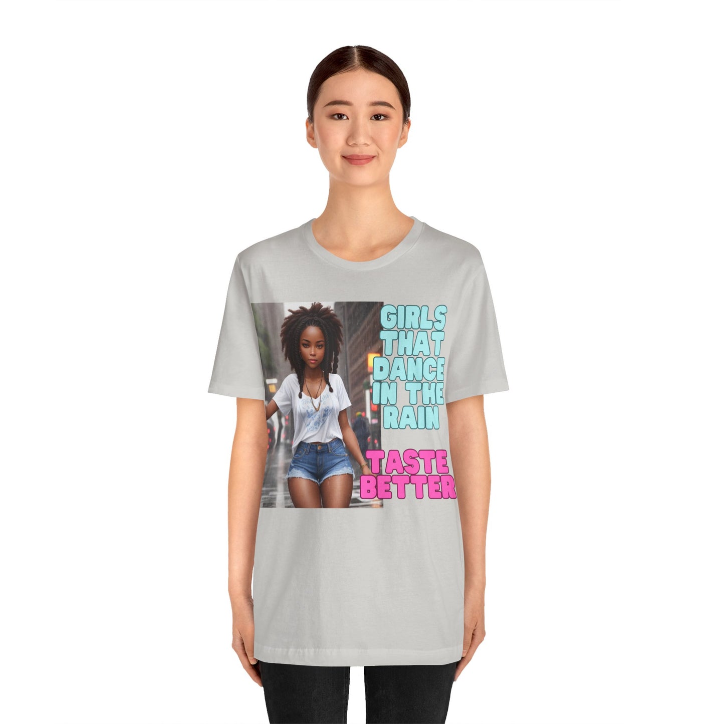 Rain Girl | Afrocentric | HD Graphic | Beautiful | Fantasy Girl | Nature Lovers | Unisex | Men's | Women's | Tee | T-Shirt