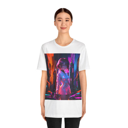 Crossroads Of Color | HD Graphic | Abstract | Neon Color | Anime | Unisex | Men's | Women's | Tee | T-Shirt