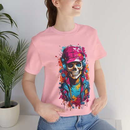 Colorful Skull | Gamer | Music | Intense | Unisex | Men's | Women's | Tee | T-Shirt