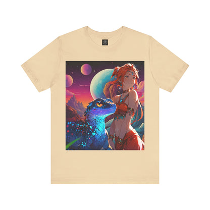 A Girl And Her 'Guana | Anime | Fantasy | Unisex | Men's | Women's | Tee | T-Shirt