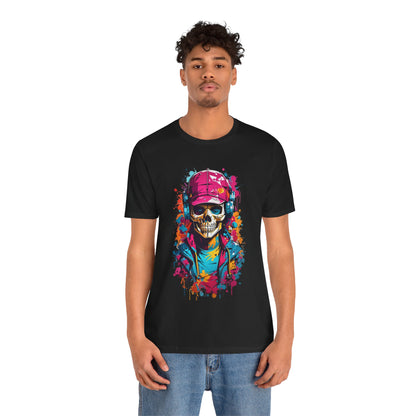 Colorful Skull | Gamer | Music | Intense | Unisex | Men's | Women's | Tee | T-Shirt