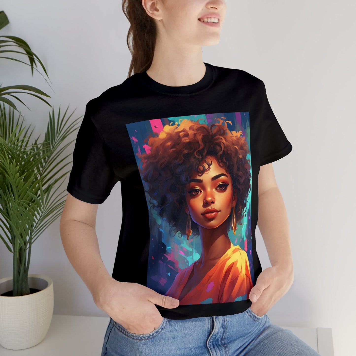 Yasmine Dreams | HD Graphic | Black Girl | Black Queens | Animated | Unisex | Men's | Women's | Tee | T-Shirt