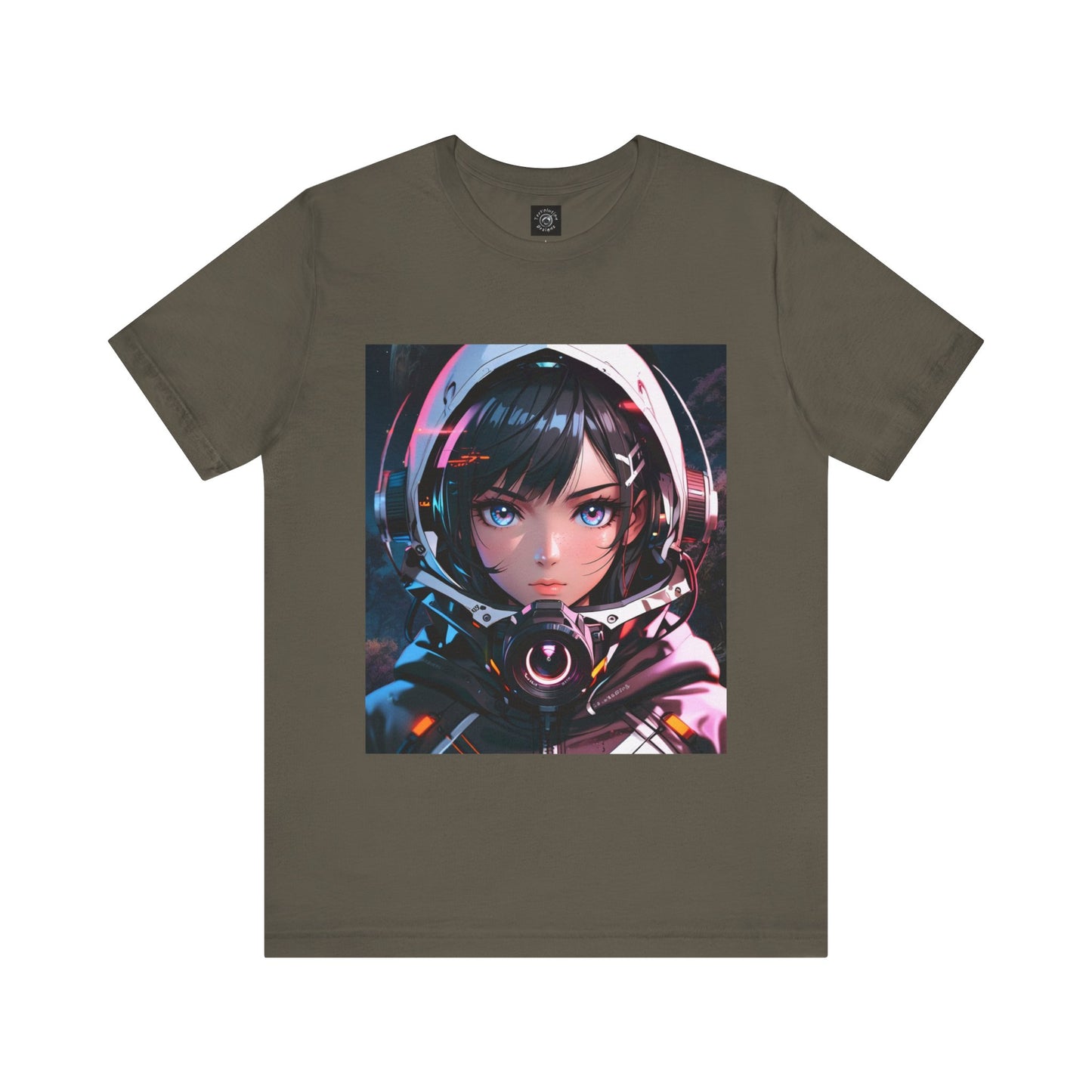 Starlit Stunner | HD Graphic | Sci-Fi | Anime | Woman Astronaut | Unisex | Men's | Women's | Tee | T-Shirt