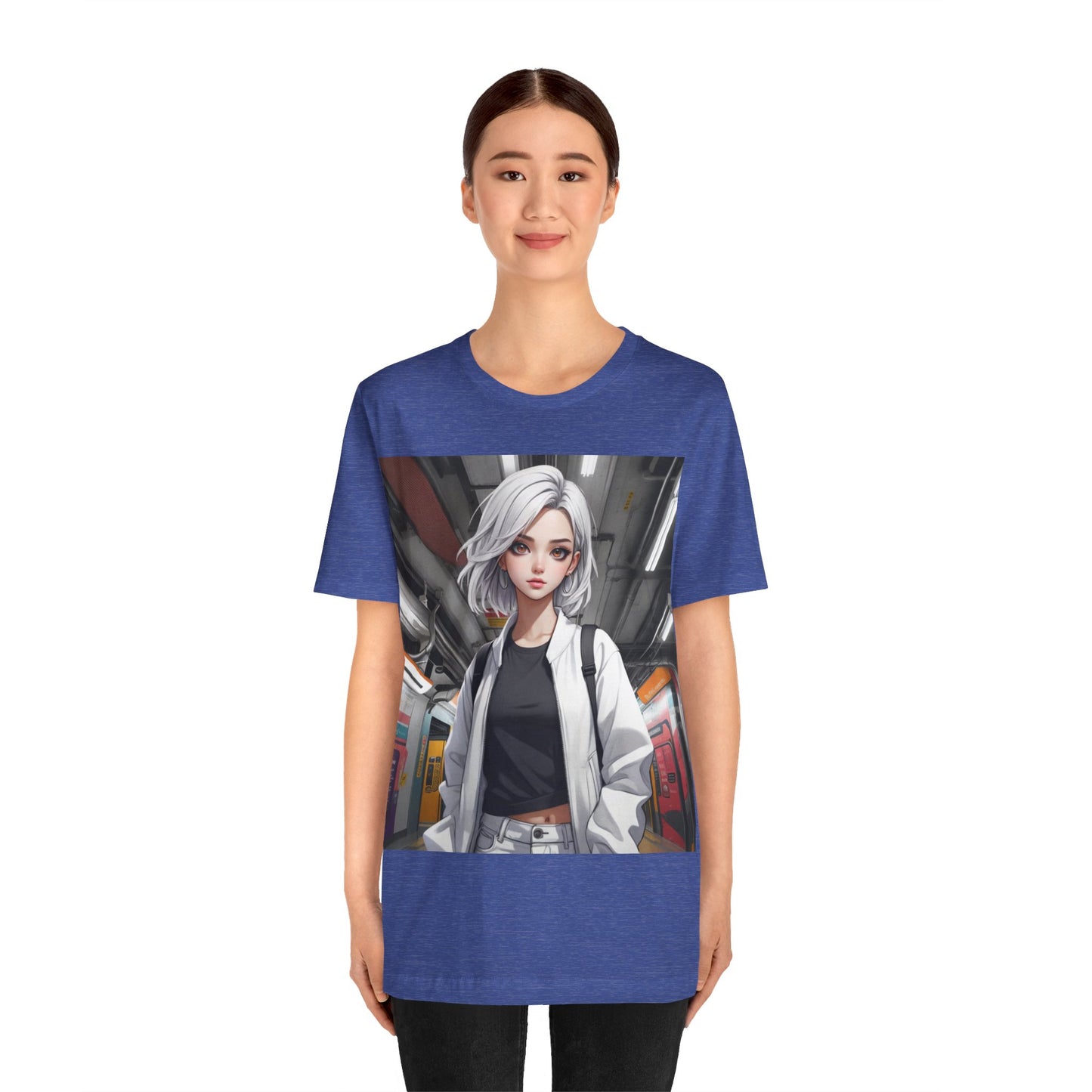 Subway Service | HD Graphic | Anime | Pretty Girl | Unisex | Men's | Women's | Tee | T-Shirt