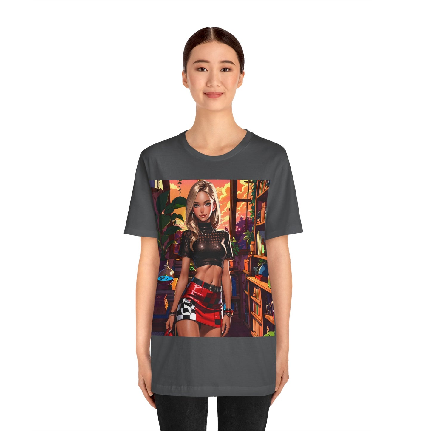 The Golden Hour | Anime | Mini Skirt | Pretty Girl | Unisex | Men's | Women's | Tee | T-Shirt