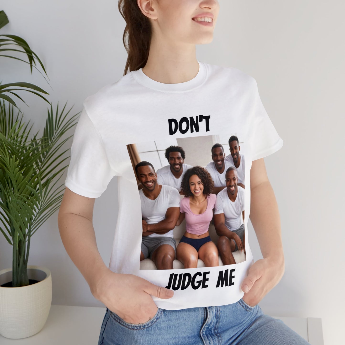 Don't Judge Me | Funny | Joke | QOS | Pineapple People | Novelty Gift | Unisex | Men's | Women's | Tee | T-Shirt