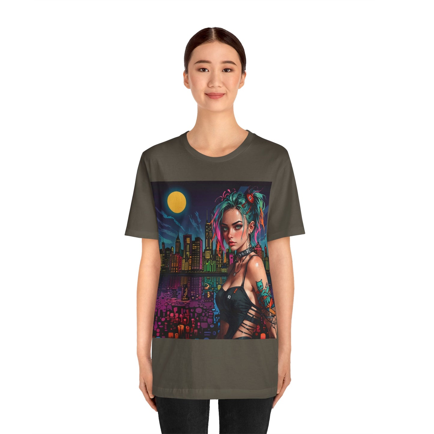 Cyberpunk Princess | Pastel | Cyberpunk | Unisex | Men's | Women's | Tee | T-Shirt