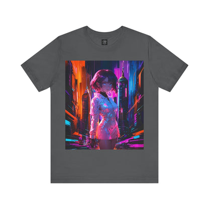 Crossroads Of Color | HD Graphic | Abstract | Neon Color | Anime | Unisex | Men's | Women's | Tee | T-Shirt