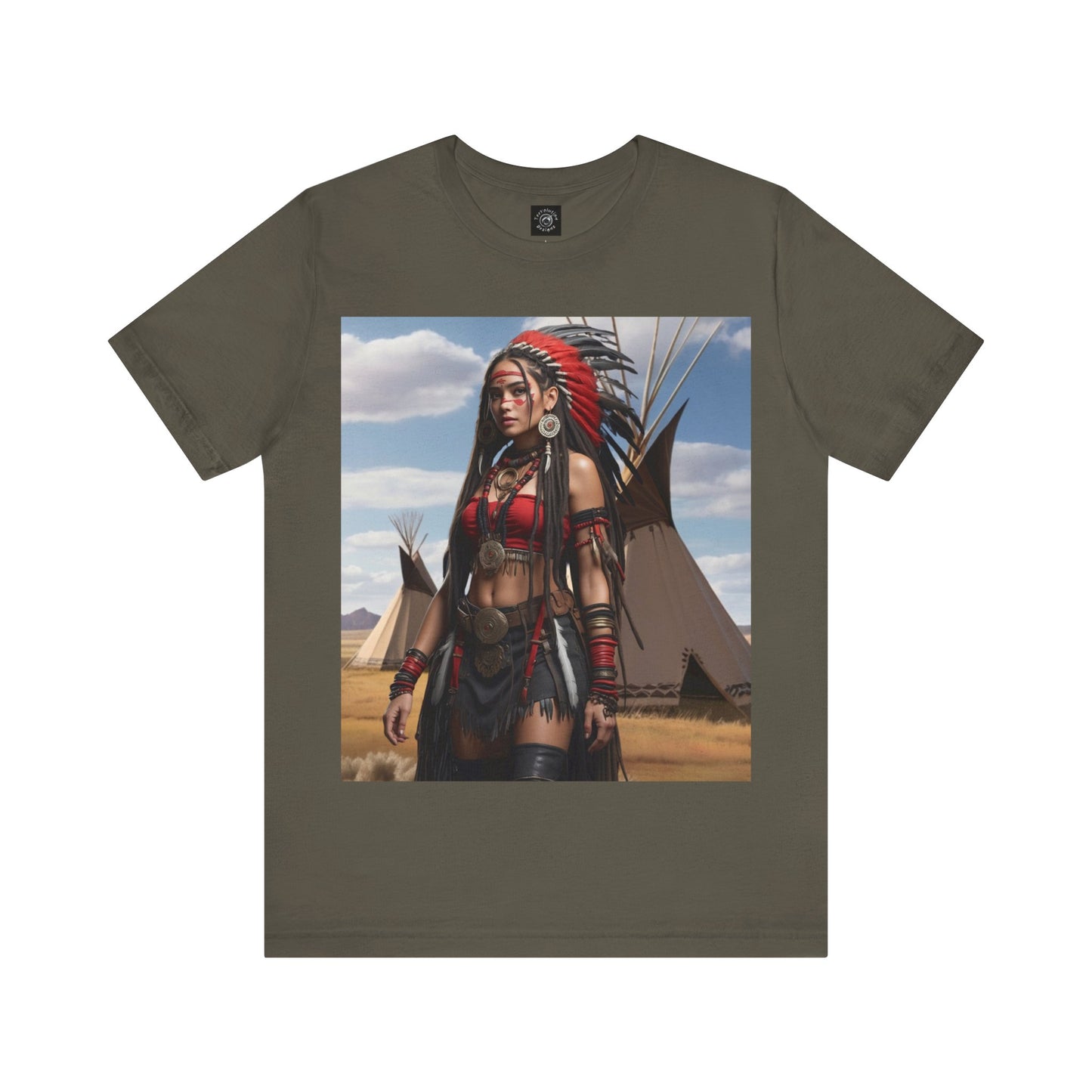 Native Love | HD Graphic | Indigenous American | Beautiful Woman | Unisex | Men's | Women's | Tee | T-Shirt