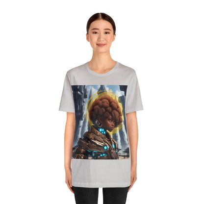 Afro-Future | HD Graphic | Sci-Fi | Black Character | Warrior | Unisex | Men's | Women's | Tee | T-Shirt