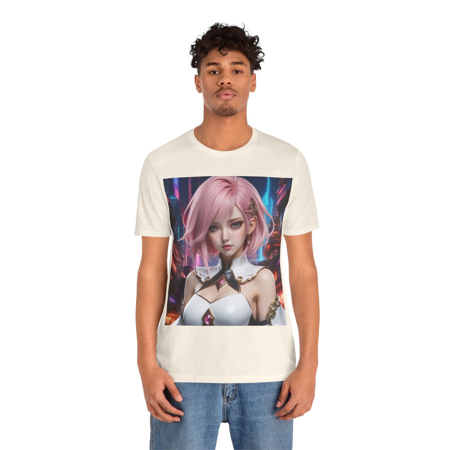 Kawaii Desu | Cute | Anime | CGI | Gamer | Fantasy Girl | Geek Gift | HD Graphics | Weeb | Waifu | Unisex | Men's | Women's| Tee | T-Shirt