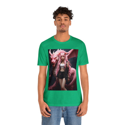 Dragon Lady | Fantasy | Anime | Gamer | HD Graphic | Unisex | Men's | Women's | Tee | T-Shirt