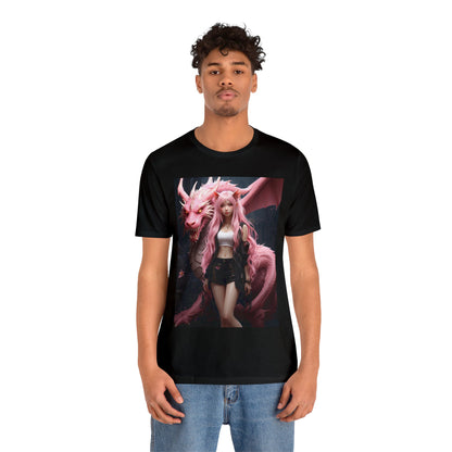 Dragon Lady | Fantasy | Anime | Gamer | HD Graphic | Unisex | Men's | Women's | Tee | T-Shirt